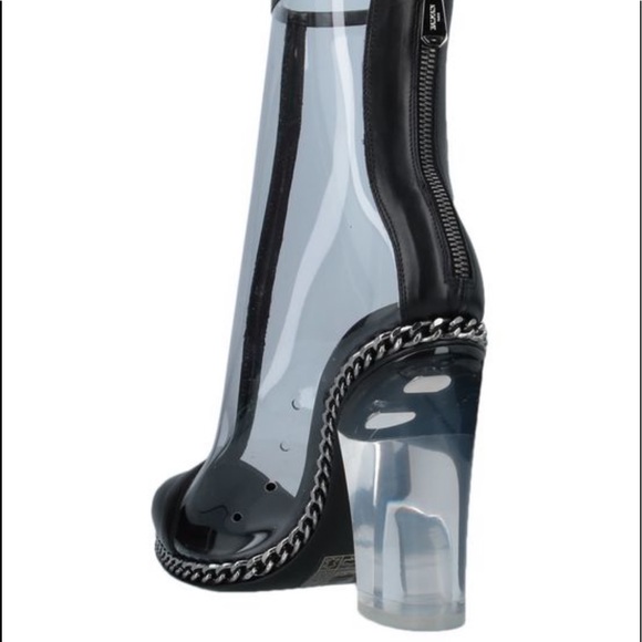 BALMAIN lucite clear ankle boots - Picture 5 of 15